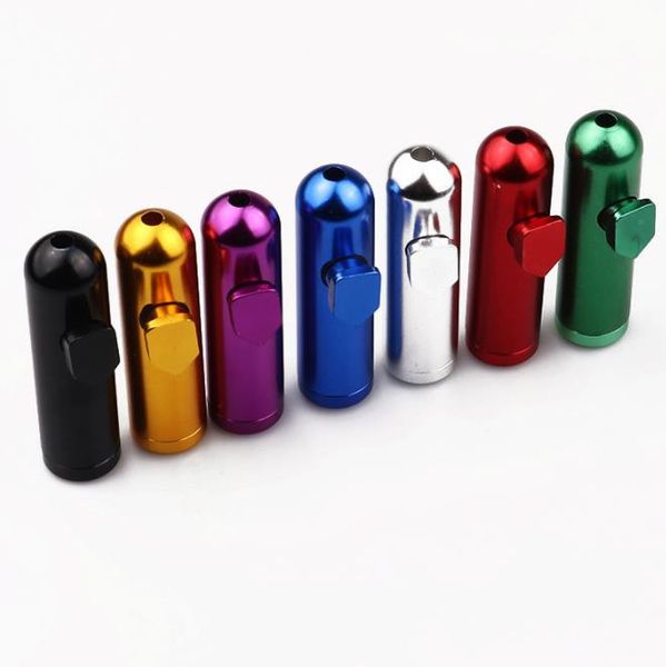 and round-nose bottle 54mm aluminium device with alloy snuff portable sealed storage bullet roocn
and round-nose bottle 54mm aluminium device with alloy snuff portable sealed storage bullet roocn