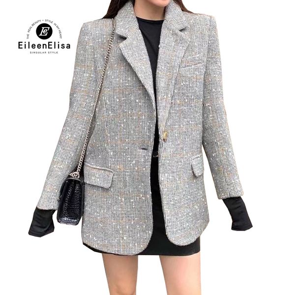 woolen overcoat female jacket 2019 winter women casual notched collar wool coats, Black 
woolen overcoat female jacket 2019 winter women casual notched collar wool coats, Black