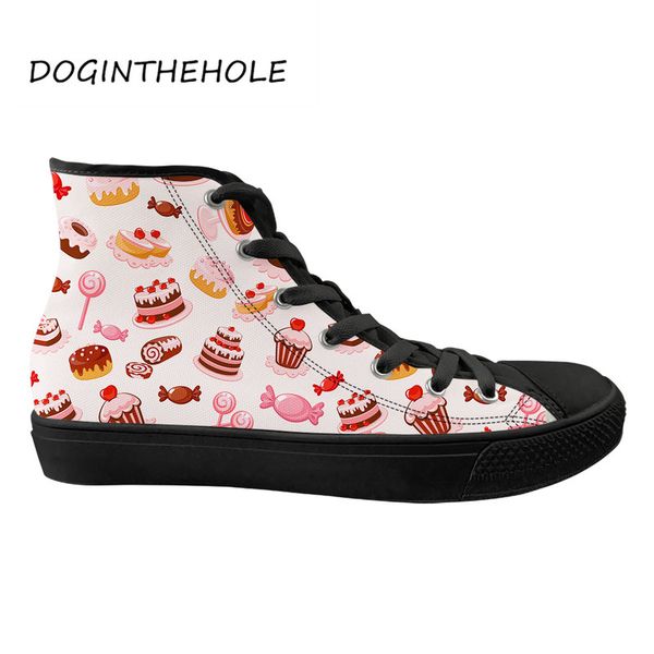 women canvas shoes spring autumn sneakers high rubber sole fashion lovers casual shoes 36-48 with candy ice cream picture, Black
women canvas shoes spring autumn sneakers high rubber sole fashion lovers casual shoes 36-48 with candy ice cream picture, Black