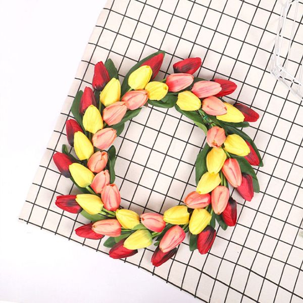 artificial tulip flower wreaths home front door window hanging garlanf for party event wedding decoration thanks giving decor
artificial tulip flower wreaths home front door window hanging garlanf for party event wedding decoration thanks giving decor