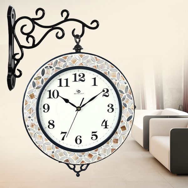 creative double-sided wall clock saatk double face pow guess women mute wall saatks clock for home qze076
creative double-sided wall clock saatk double face pow guess women mute wall saatks clock for home qze076