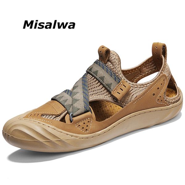 sandals misalwa webbing pig leather anti-collision mesh men flat casual outdoor trendy young shoes summer sneakers close toe, Black
sandals misalwa webbing pig leather anti-collision mesh men flat casual outdoor trendy young shoes summer sneakers close toe, Black