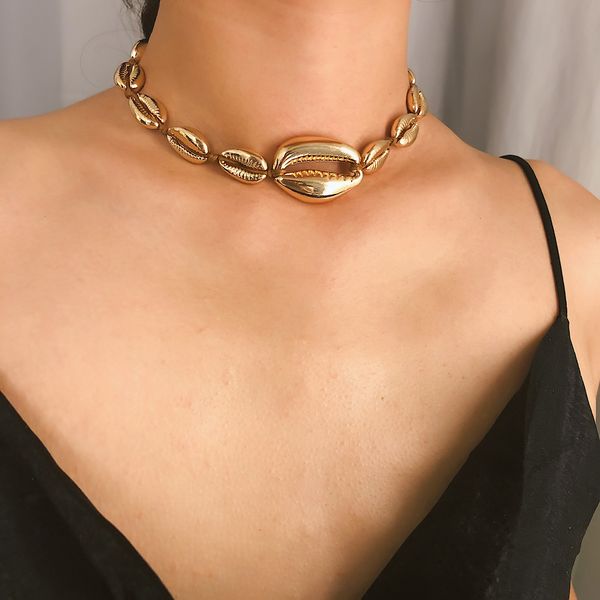 boho hawaiian alloy shell necklace choker jewelry women summer cowrie vintage full seashell chain necklace for women, Silver
boho hawaiian alloy shell necklace choker jewelry women summer cowrie vintage full seashell chain necklace for women, Silver