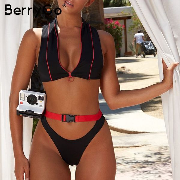 sports swimwear women zipper high waist bikinis 2019 woman swimsuit push up white bathing suit brazil thong bikini
sports swimwear women zipper high waist bikinis 2019 woman swimsuit push up white bathing suit brazil thong bikini