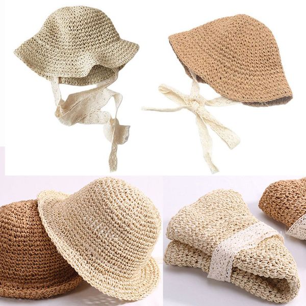kids weave straw floppy sun bucket hat wide brim lace tie packable panama cap m6cd, Yellow
kids weave straw floppy sun bucket hat wide brim lace tie packable panama cap m6cd, Yellow