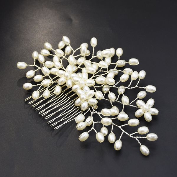 luxury wedding hair combs pearl crystal bridal combs hairpins headdress fashion engagement party head jewelry accessories, Golden;white
luxury wedding hair combs pearl crystal bridal combs hairpins headdress fashion engagement party head jewelry accessories, Golden;white
