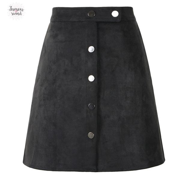 suede женщины кнопка юбка mini a line высокой талией черный vintage style winter wrap дамы короткие юбки туту saia s1001, Black
suede женщины кнопка юбка mini a line высокой талией черный vintage style winter wrap дамы короткие юбки туту saia s1001, Black
