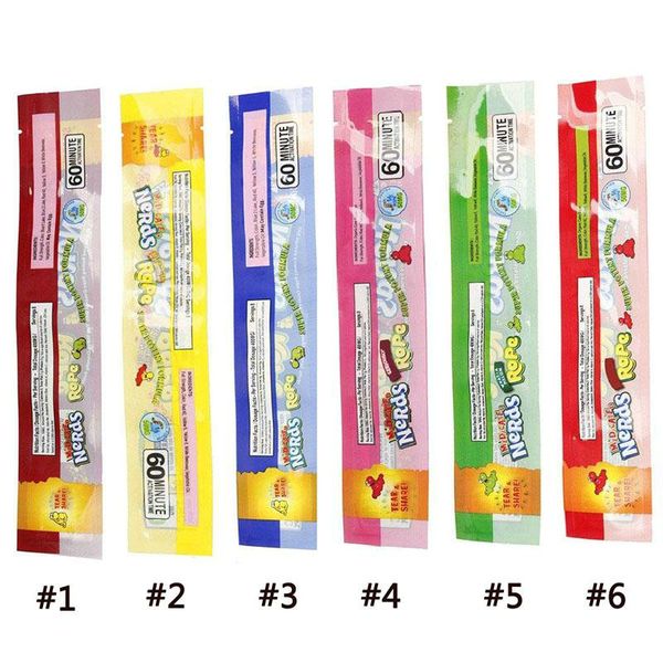 6 types medicated nerds rope empty packaging bas nerds rope candy nerdsrope gummy bags three edge-sealing bag foil food packages
6 types medicated nerds rope empty packaging bas nerds rope candy nerdsrope gummy bags three edge-sealing bag foil food packages