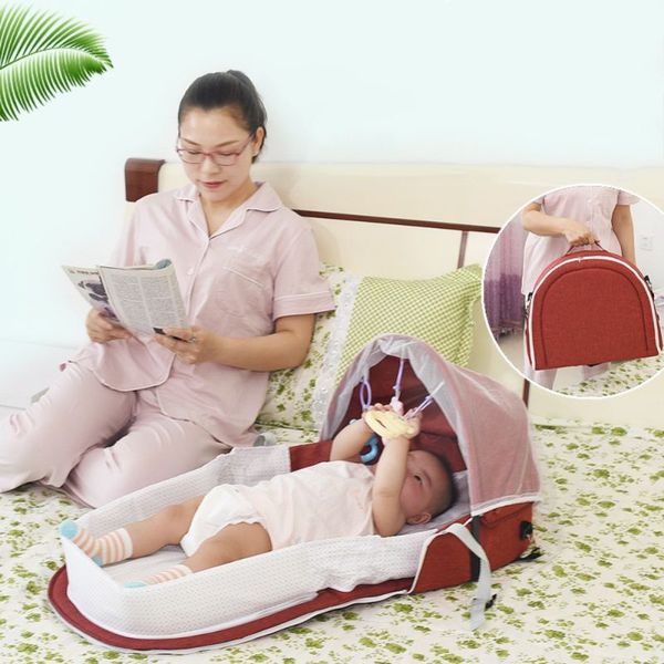 portable bassinet baby foldable baby bed travel sun protection mosquito net breathable infant sleeping basket with toys new
portable bassinet baby foldable baby bed travel sun protection mosquito net breathable infant sleeping basket with toys new