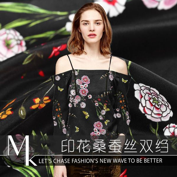 140cm digital printed silk fabric 18mm silk crepe de chine fabric drape for dress wholesale cloth, Black;white
140cm digital printed silk fabric 18mm silk crepe de chine fabric drape for dress wholesale cloth, Black;white