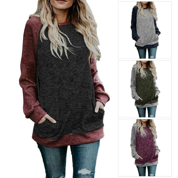women autumn color blocks long sleeve o neck knitted shirt pullover sweater top, White;black
women autumn color blocks long sleeve o neck knitted shirt pullover sweater top, White;black