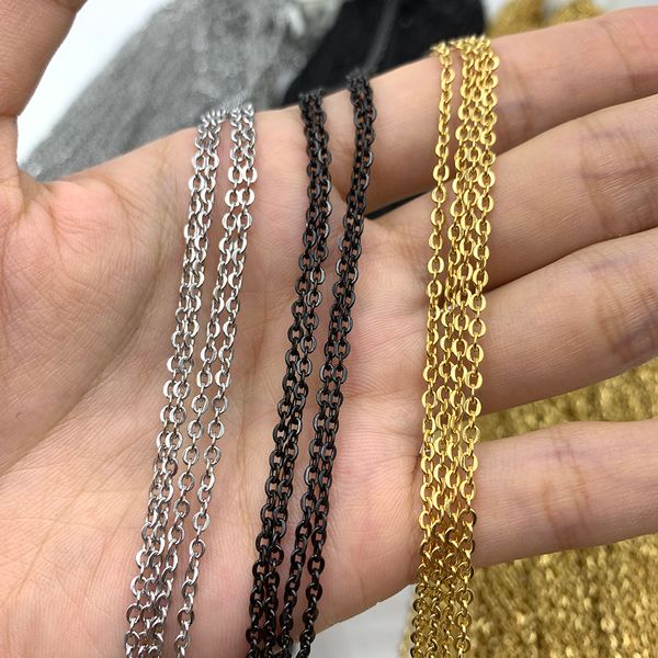 10pcs/lots rolo cuban link chains necklaces for pendants stainless steel width 2mm 45cm/50cm 10pcs/lots wholesale diy accessorie, Silver
10pcs/lots rolo cuban link chains necklaces for pendants stainless steel width 2mm 45cm/50cm 10pcs/lots wholesale diy accessorie, Silver