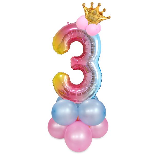 40inch pink blue rainbow number balloons digital birthday party decorations kids 1st birthday globos boy girl party balloon
40inch pink blue rainbow number balloons digital birthday party decorations kids 1st birthday globos boy girl party balloon