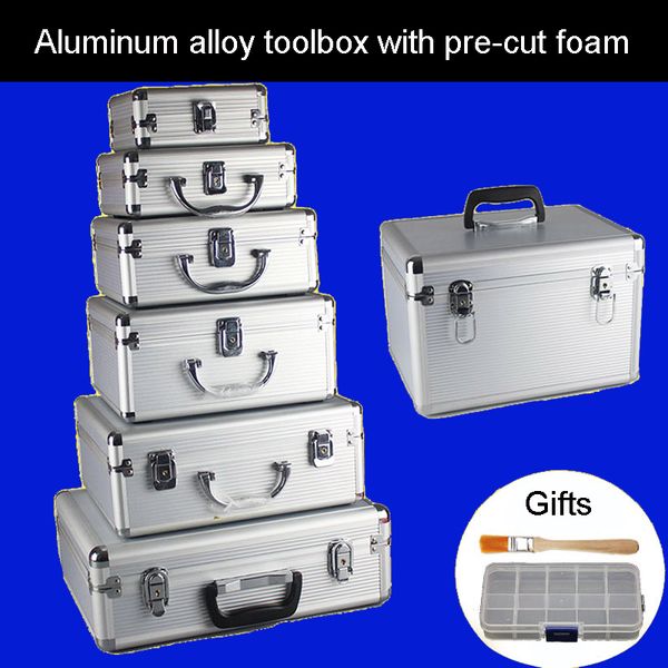aluminum alloy toolbox suitcase instrument box equipment file box cosmetic case aluminum case tool with sponge ing
aluminum alloy toolbox suitcase instrument box equipment file box cosmetic case aluminum case tool with sponge ing