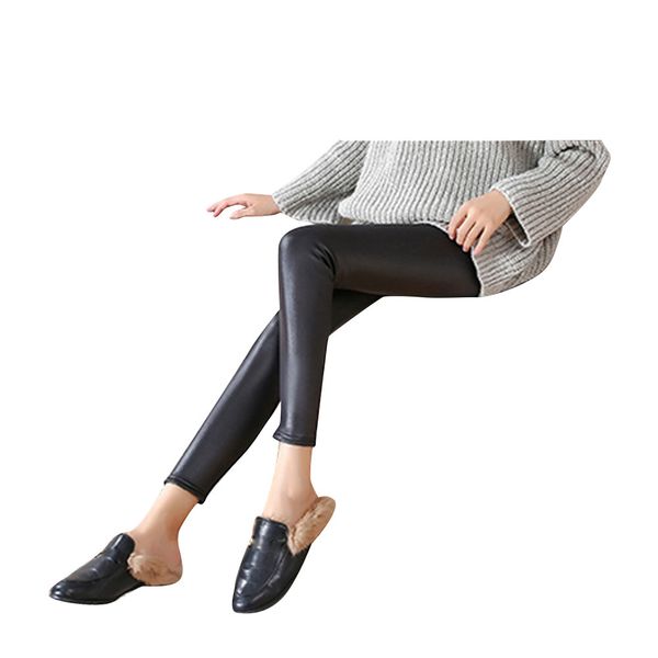 women faux leather jeans leggings sport women fitness high waist skinny pencil trousers training leggings athletic pants, Black
women faux leather jeans leggings sport women fitness high waist skinny pencil trousers training leggings athletic pants, Black