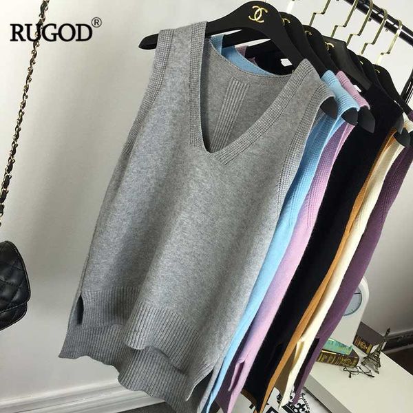 rugod 2017 new arrival straight v-neck pullover women knitted sweater solid office lady fashion and casual female simple vest, Black;white
rugod 2017 new arrival straight v-neck pullover women knitted sweater solid office lady fashion and casual female simple vest, Black;white