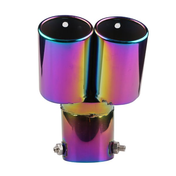 car accessories universal stainless steel durable practical full color bend two-pipe style modified muffler
car accessories universal stainless steel durable practical full color bend two-pipe style modified muffler