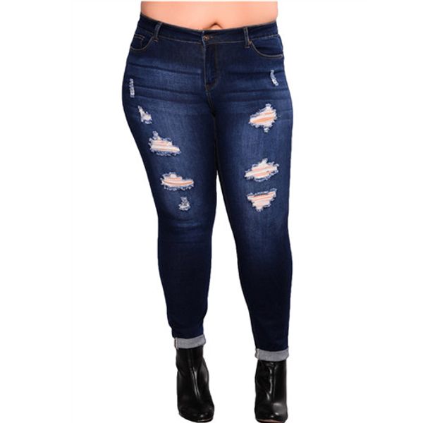 jeansalliance 2xl-7xl plus size women jeans casual trousers pencil skinny elastic jeans distressed slim woman denim pants, Blue
jeansalliance 2xl-7xl plus size women jeans casual trousers pencil skinny elastic jeans distressed slim woman denim pants, Blue