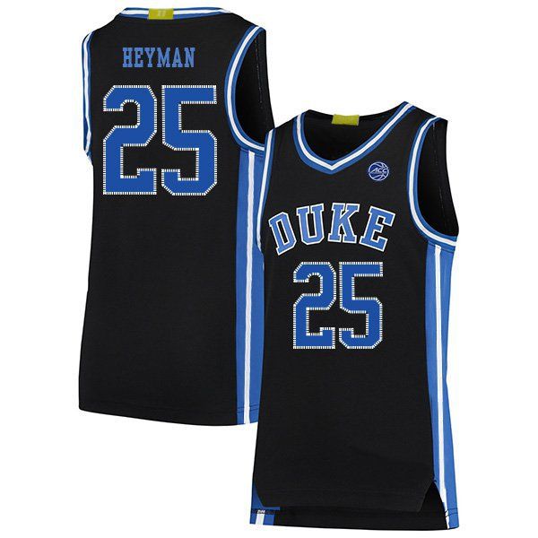 art heyman stitched men's duke blue devils white blue black grey custom any name and number college basketball 2020 new jersey