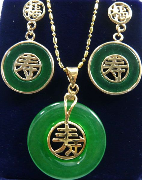 sell new - 2 colors fine green circle stone bless lucky/long life 18kgp pendant earring, Silver
sell new - 2 colors fine green circle stone bless lucky/long life 18kgp pendant earring, Silver