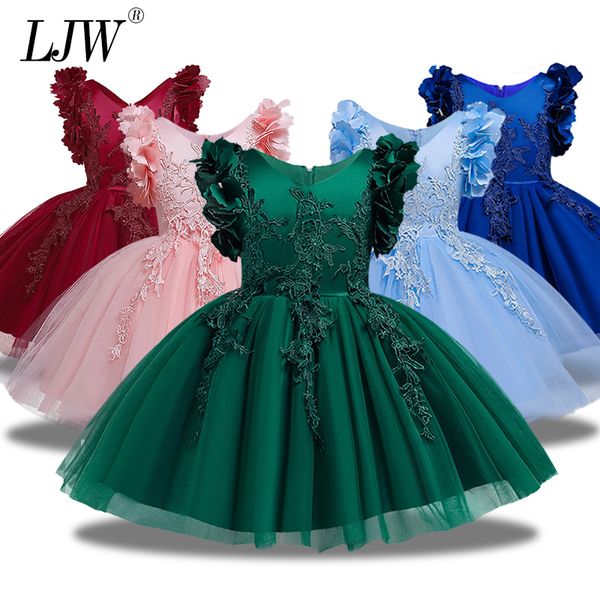 summer lace princess dress for formal evening wedding gown flower girls dress children clothing kids party for girl clothes t200624, Red;yellow
summer lace princess dress for formal evening wedding gown flower girls dress children clothing kids party for girl clothes t200624, Red;yellow