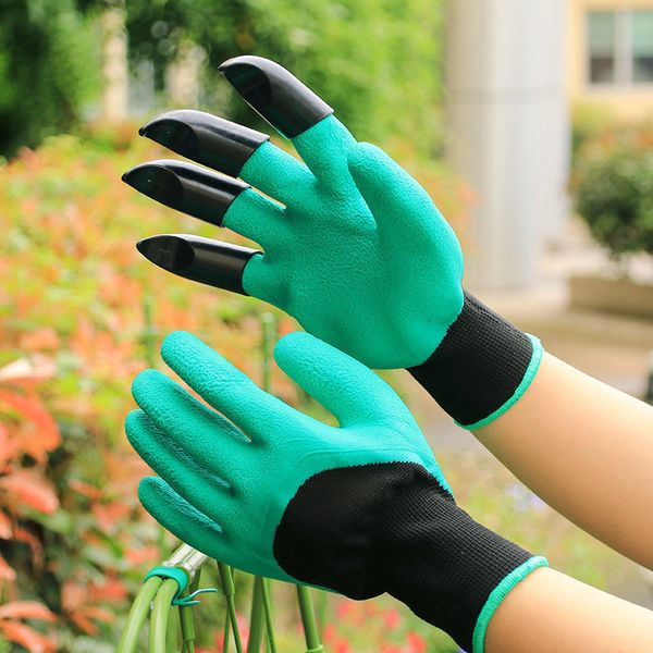 1 pair new gardening gloves for garden digging planting garden genie gloves with 4 abs plastic claws
1 pair new gardening gloves for garden digging planting garden genie gloves with 4 abs plastic claws