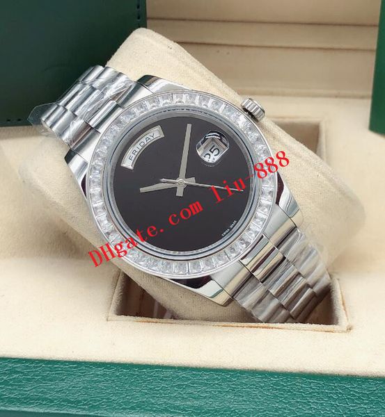 latest version 5 style mens diamond bezel stainless steel 41mm blank dial automatic fashion men's watches wristwatch, Slivery;brown
latest version 5 style mens diamond bezel stainless steel 41mm blank dial automatic fashion men's watches wristwatch, Slivery;brown