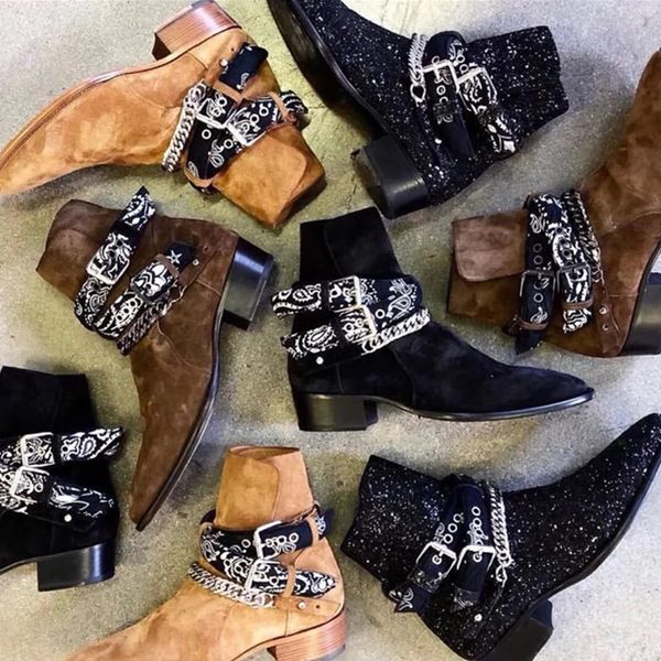 man luxury western cowboy boots embellished suede jodhpur boots chain ankle brown suede brand bandana combat boots buckled shoes, Black
man luxury western cowboy boots embellished suede jodhpur boots chain ankle brown suede brand bandana combat boots buckled shoes, Black