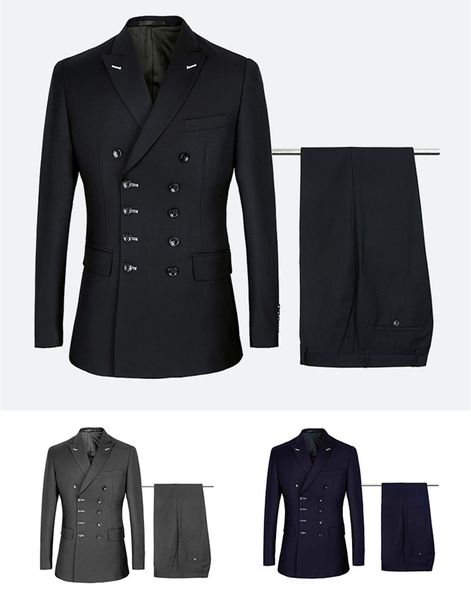 setwelldrees men's suits men slim fit new fashion suit double breasted wedding groom party costume 2 pieces set (jacket+pants, Black;gray
setwelldrees men's suits men slim fit new fashion suit double breasted wedding groom party costume 2 pieces set (jacket+pants, Black;gray