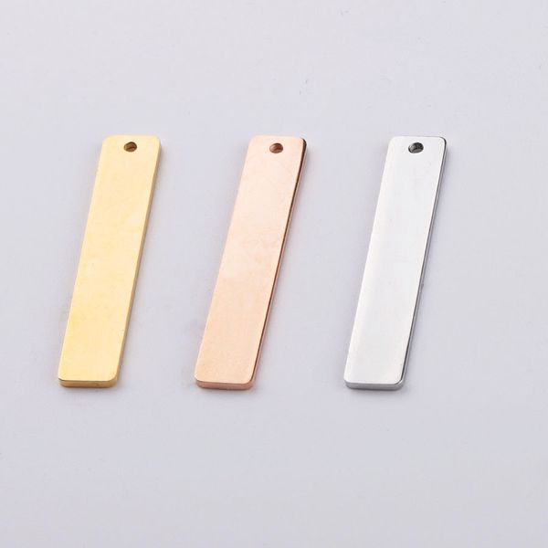 stainless steel rectangle blank bar pendant for jewelry making silver/gold/rose gold metal plates tag mirror polished 50pcs, Bronze;silver
stainless steel rectangle blank bar pendant for jewelry making silver/gold/rose gold metal plates tag mirror polished 50pcs, Bronze;silver
