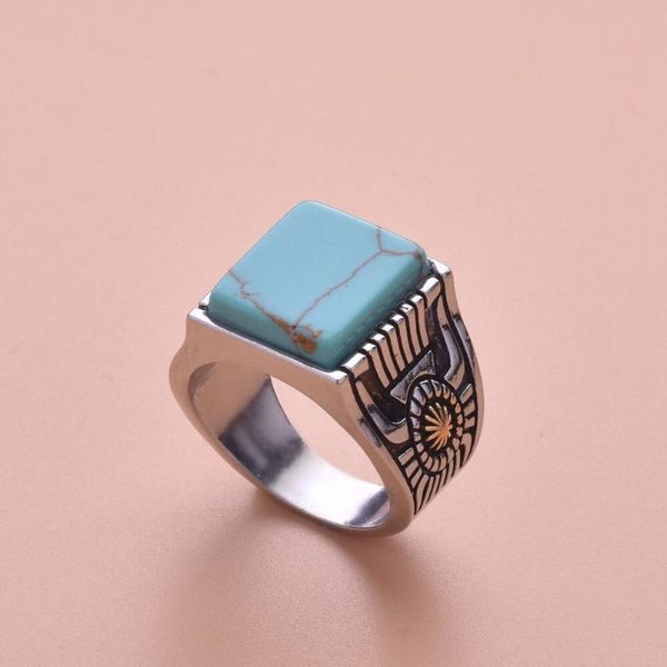 boho tribal geometric square turquoises stone rings vintage antique silver handmade carved flower rings jewelry, Slivery;golden
boho tribal geometric square turquoises stone rings vintage antique silver handmade carved flower rings jewelry, Slivery;golden
