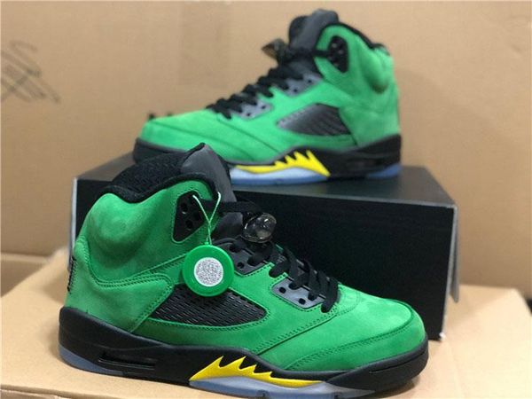новые air аутентичные 5 se oregon ducks баскетбол обувь ретро яблоко зеленый желтый удар черный jumpman светоотражающие 5s мужчины спортивны
новые air аутентичные 5 se oregon ducks баскетбол обувь ретро яблоко зеленый желтый удар черный jumpman светоотражающие 5s мужчины спортивны