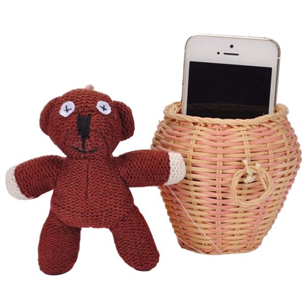 1pc 10cm mr bean teddy bear pendant phone keychain animal stuffed plush toy, brown figure doll child christmas gift toys
1pc 10cm mr bean teddy bear pendant phone keychain animal stuffed plush toy, brown figure doll child christmas gift toys