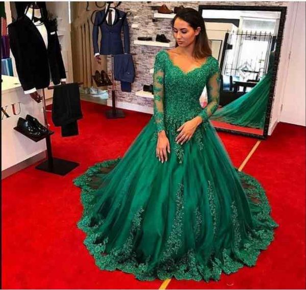 new dark green quinceanera ball gown dresses sweetheart lace appliques beads long sleeves sweet 16 sweep train party dress prom gowns, Blue;red
new dark green quinceanera ball gown dresses sweetheart lace appliques beads long sleeves sweet 16 sweep train party dress prom gowns, Blue;red