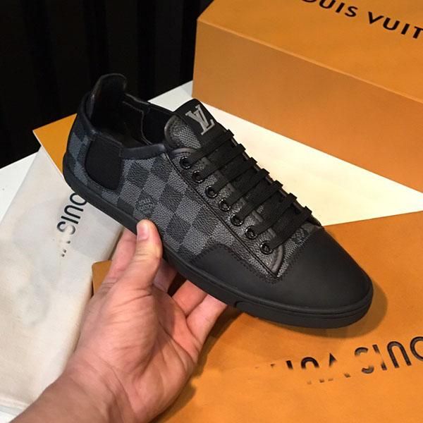 fashion men skateboard shoes luxury casual shoes comfortable printed leather classic sneakers basketball running shoes, Black
fashion men skateboard shoes luxury casual shoes comfortable printed leather classic sneakers basketball running shoes, Black