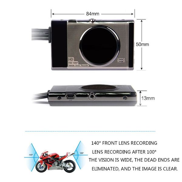 3" lcd hd motorcycle car action dual camera video recorder dash cam waterproof driving recorder
3" lcd hd motorcycle car action dual camera video recorder dash cam waterproof driving recorder