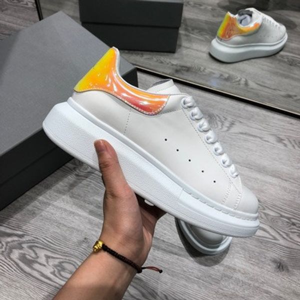 2019 colorful reflection mens casual shoes platform fashion luxury designer women sneakers leather orange vintage trainer shoes t05, Black
2019 colorful reflection mens casual shoes platform fashion luxury designer women sneakers leather orange vintage trainer shoes t05, Black