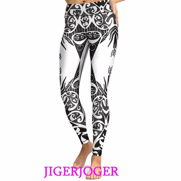jigerjoger 2018 black and white vintage pattern women's yoga leggings high waistband outdoor sport activewear compression tights, White;red
jigerjoger 2018 black and white vintage pattern women's yoga leggings high waistband outdoor sport activewear compression tights, White;red