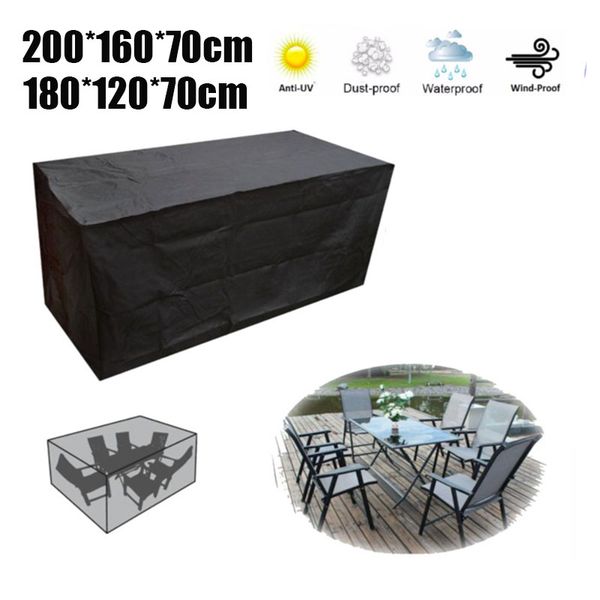 outdoor garden table chair furniture dust cover waterproof sunscreen dustproof