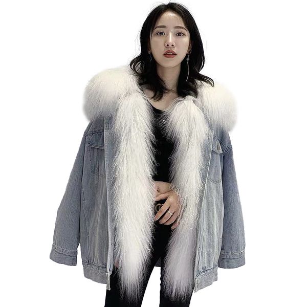 winter hardy warm denim coats female lamb fur collar cotton shell casual jackets women loose outerwear, Black
winter hardy warm denim coats female lamb fur collar cotton shell casual jackets women loose outerwear, Black