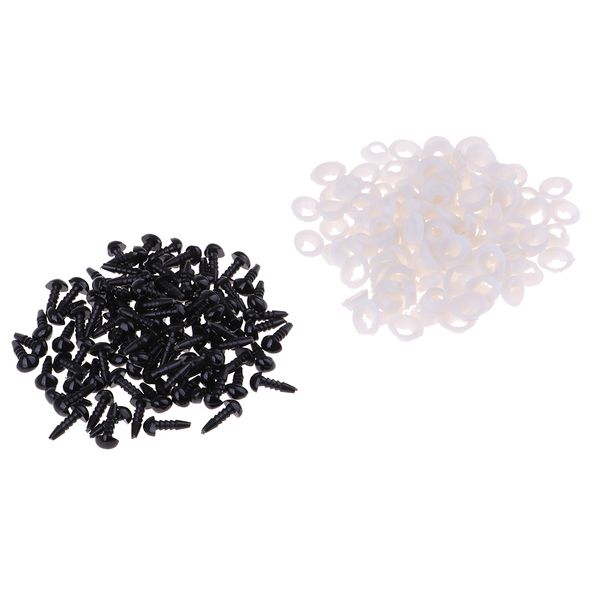 100pcs acrylic triangle nose teddy bear doll puppet craft buttons w/ washers
100pcs acrylic triangle nose teddy bear doll puppet craft buttons w/ washers