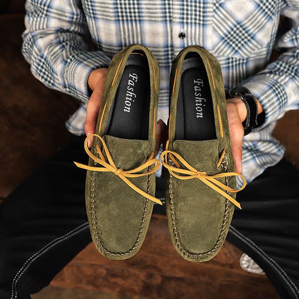 suede leather shoes men flats 2020 male casual shoes mens loafers moccasin driving army green, Black
suede leather shoes men flats 2020 male casual shoes mens loafers moccasin driving army green, Black