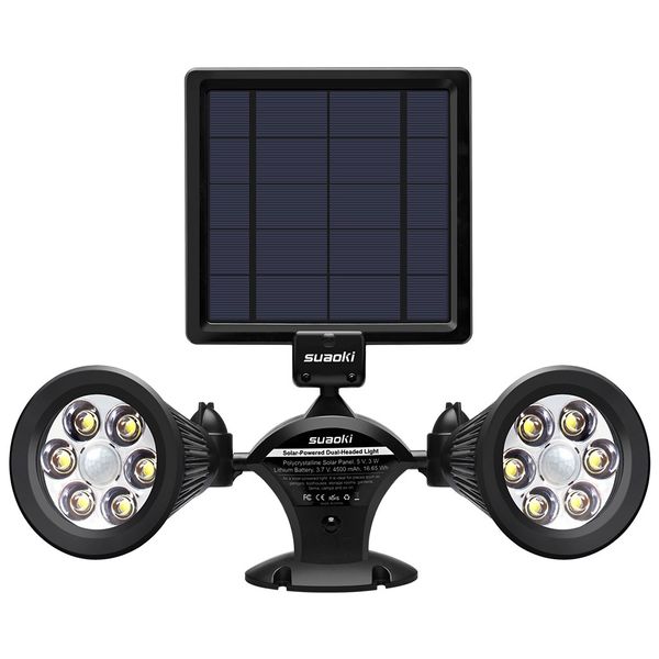Suaoki Solar Light Датчик движения с двумя головками Двойные прожекторы Вращающийся на 360
Suaoki Solar Light Датчик движения с двумя головками Двойные прожекторы Вращающийся на 360