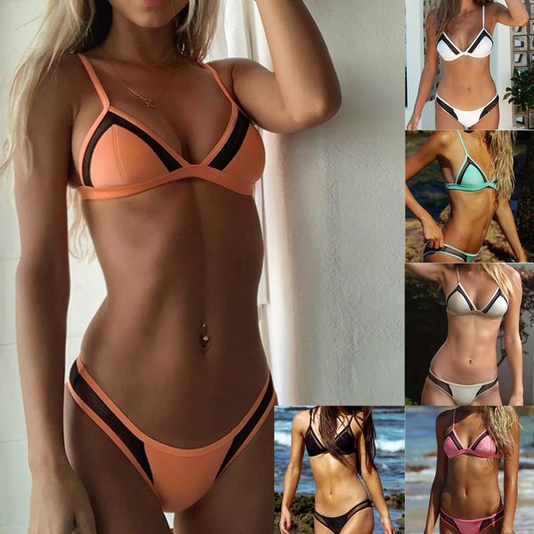 2020 new swimwear europe and america bikini mesh gauze hollow solid color women's swimwear manufacturers 0083, White;black
2020 new swimwear europe and america bikini mesh gauze hollow solid color women's swimwear manufacturers 0083, White;black