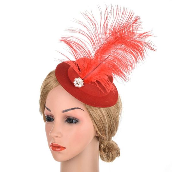women pearl feather pillbox hat hair clip fascinator wedding banquet party costume hair decorative accessories
women pearl feather pillbox hat hair clip fascinator wedding banquet party costume hair decorative accessories