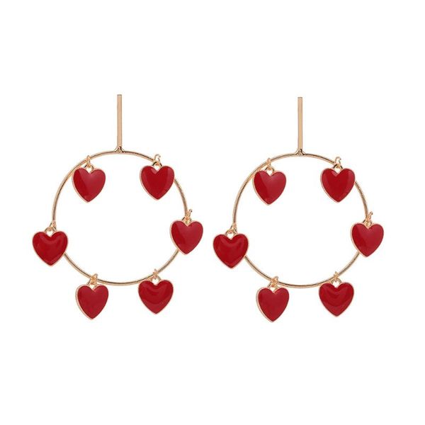 vintage alloy drop oil heart pendant big round earrings fashion simple wild lady women earring, Golden;silver
vintage alloy drop oil heart pendant big round earrings fashion simple wild lady women earring, Golden;silver
