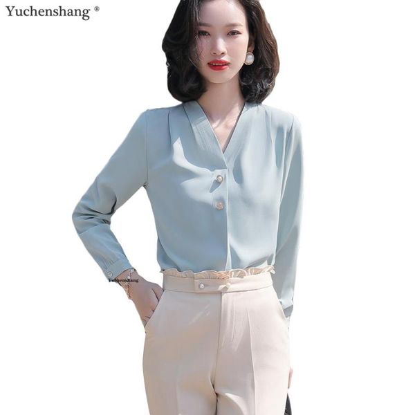 women's blouses & shirts fashion women v-neck collar shirt winter autumn wear size s-4xl pale green white
women's blouses & shirts fashion women v-neck collar shirt winter autumn wear size s-4xl pale green white