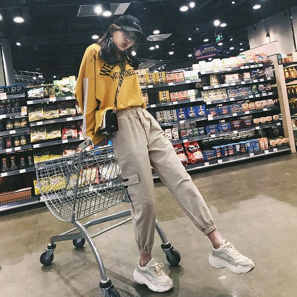 французские брюки-карго мешковатые bf american straight tube sports pants 2020 весна и осень новый стиль шоу узкие ноги повседневные брюки, Black;white
французские брюки-карго мешковатые bf american straight tube sports pants 2020 весна и осень новый стиль шоу узкие ноги повседневные брюки, Black;white
