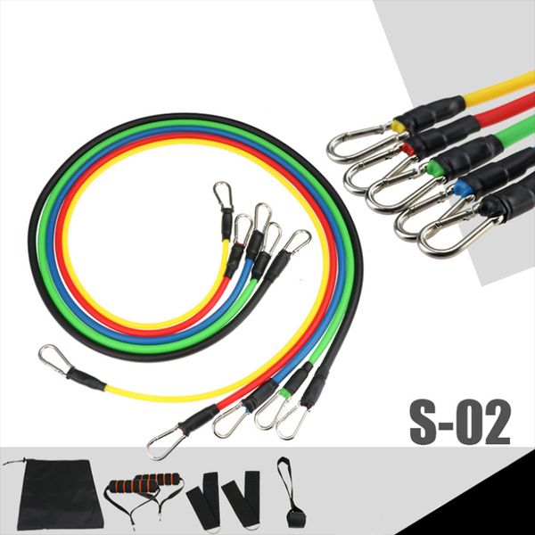 11 pcs pull rop resistance bands set yoga expander fitness exercise rubber tubes stretch band home training gyms elastic workout
11 pcs pull rop resistance bands set yoga expander fitness exercise rubber tubes stretch band home training gyms elastic workout