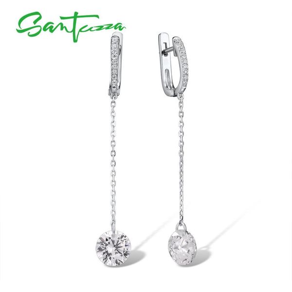 santuzza silver earrings for women pure 925 sterling silver shiny white cubic zirconia long drop earrings elegant fine jewelry cx200623, Golden
santuzza silver earrings for women pure 925 sterling silver shiny white cubic zirconia long drop earrings elegant fine jewelry cx200623, Golden